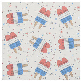 Tela cohetes patrióticos y rociadores azul rojo blanco