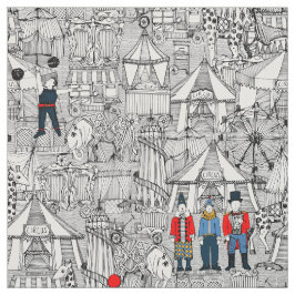 Tela col retro del bw del circo