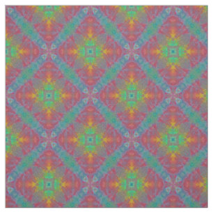 Tela Colas de lazos de diamante arco iris