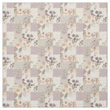 Colcha de retazos de lila vintage Cottagecore 