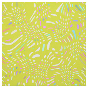 Tela Colección Amarillo y Lavendar - Huevos y puntos