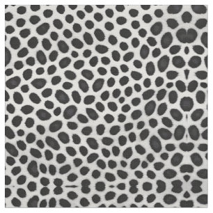 Tela Colección de lujo moderna de Leopardo Blanco