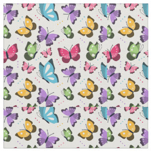 Tela Colección de mariposas