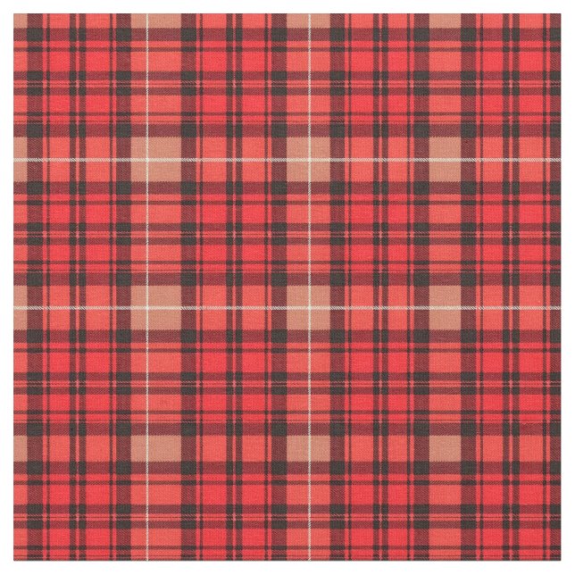 Tela Colección de moda tartán tradicional rojo (De cerca)