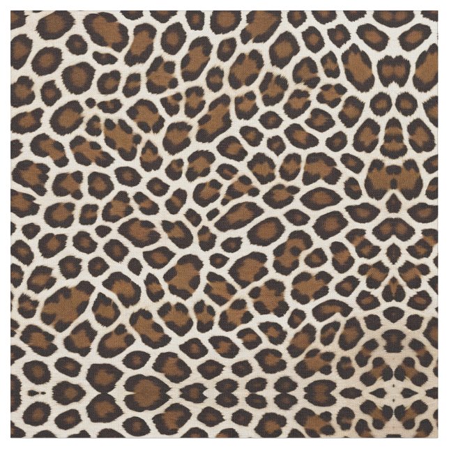 Tela Colección elegante de Leopardo Blanco de lujo (De cerca)
