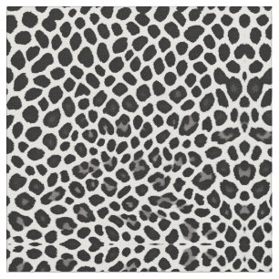 Tela Colección elegante de Leopardo Blanco de lujo popu