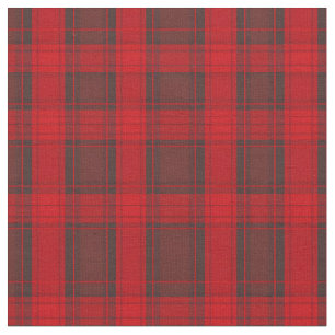 Tela Colección moderna de Tartán Tartán, trenzado rojo 