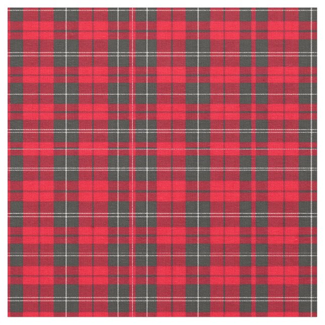 Tela Colección moderna de tartán tradicional rojo (De cerca)
