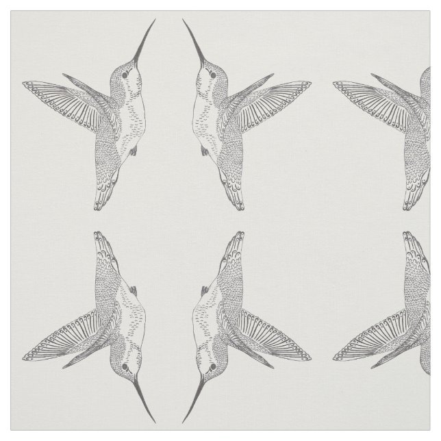 Tela Colibríes de cernido que encuentran la impresión (Retal)