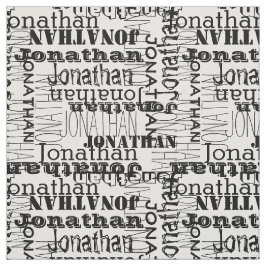 Tela Collage conocido moderno blanco y negro