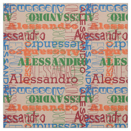 Tela Collage conocido moderno silenciado de Brights