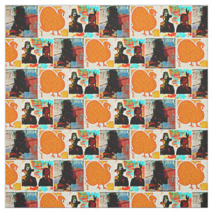 Tela Collage de arte moderno de Acción de Gracias