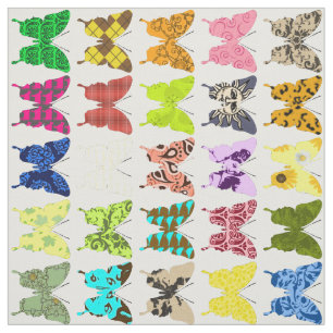 Tela Collage de la mariposa