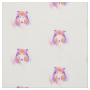 Tela Collie áspero pintado