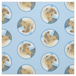 Tela Collie Pintando Rough Sable Merle Original Dog Art