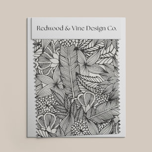 Tela Coloca tu propio   Patrón de escape tropical