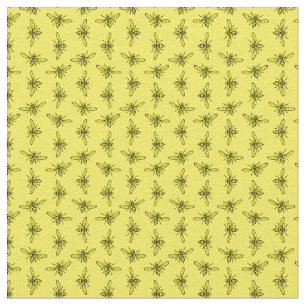 Tela COLOR BG PERSONALIZADO de patrón de abeja de cose