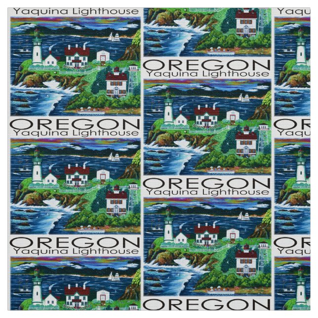 Tela Color del faro de verano (Retal)