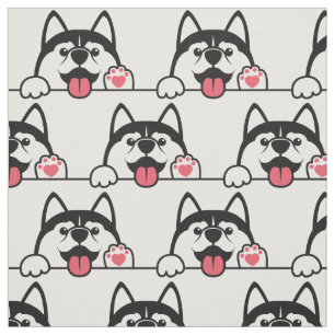 Tela Color del Husky Siberiano Cutáneo