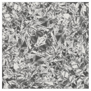 Tela Color plata del diseño del papel de aluminio