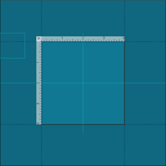 Tela Color sólido azul mosaico