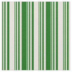 Tela Color verde beige y oscuro de las líneas/rayas