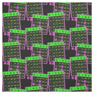 Tela Colores de neón de las tarjetas y de los