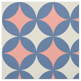 Tela Colores retro Círculos modernos de mediados del si