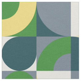 Tela Colorful Modern Bauhaus Abstract Geometric Pattern