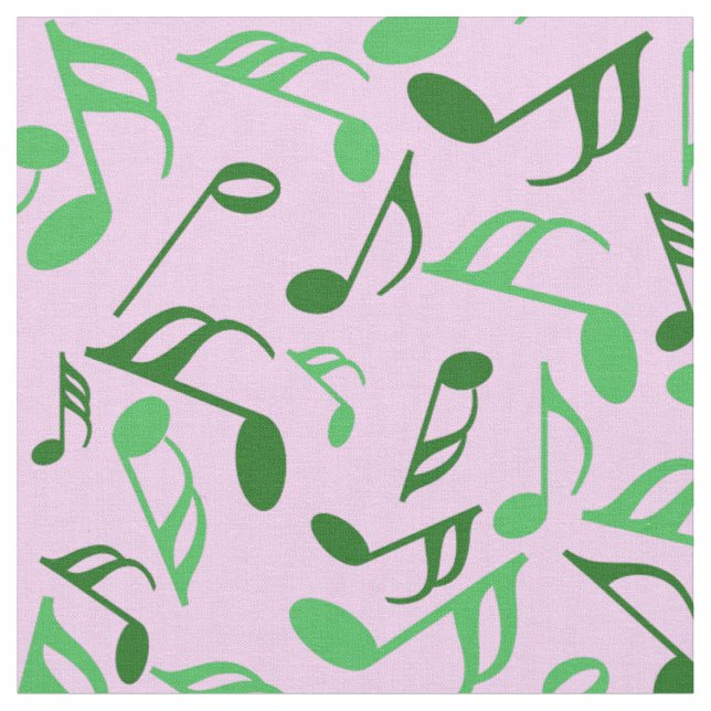 Tela Colorful Music Notes (De cerca)