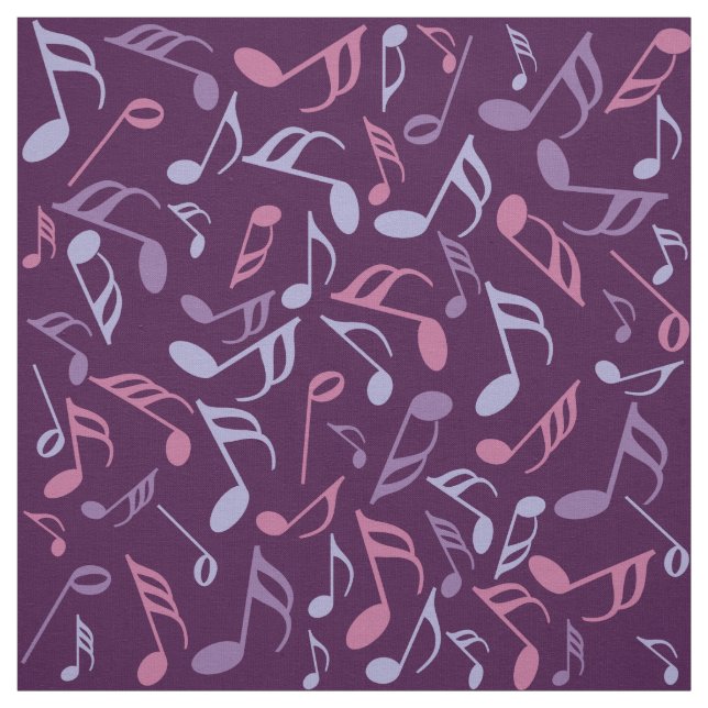 Tela Colorful Music Notes (Retal)