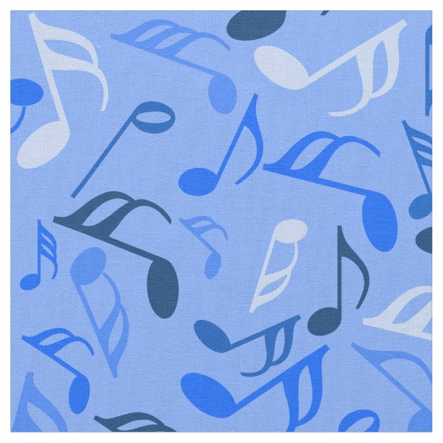 Tela Colorful Music Notes (De cerca)