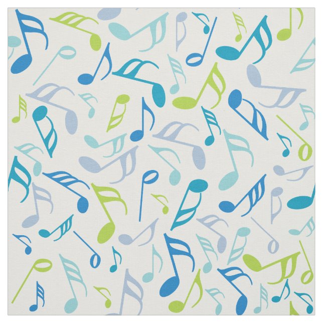 Tela Colorful Music Notes (Retal)
