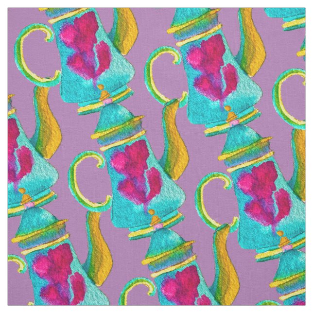 Tela Colorida tetera turca (Retal)