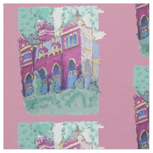 Tela Colorido Castillo Púrpura en Budapest