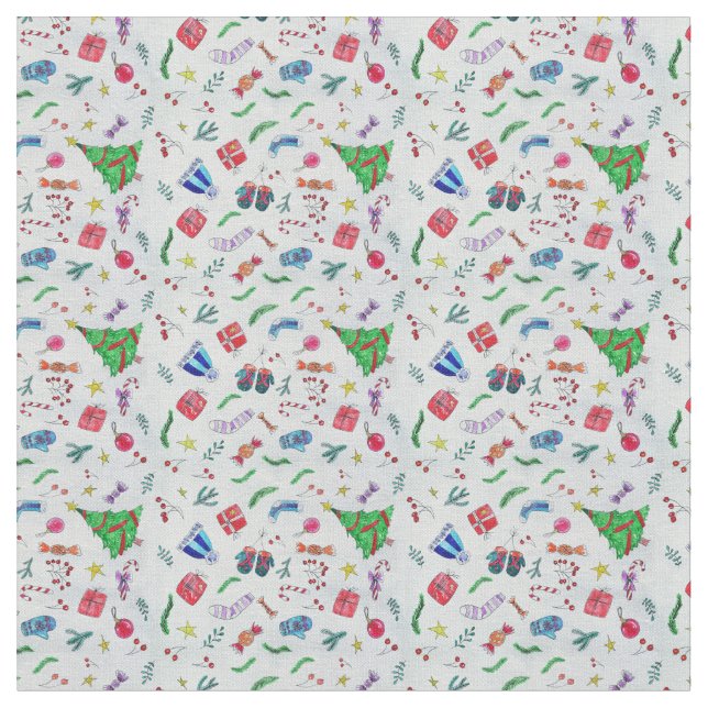 Tela Colorido y variado patrón de confetti Streamers (De cerca)