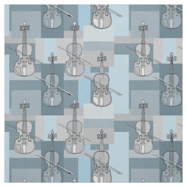 Tela Coloridos bloques de violín (Retal)