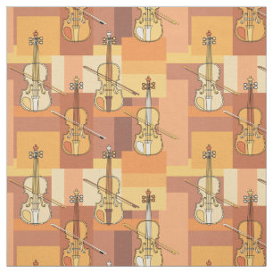 Tela Coloridos bloques de violín