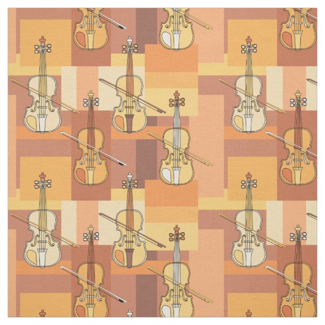 Tela Coloridos bloques de violín (Retal)