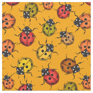Tela Coloridos ladybugs