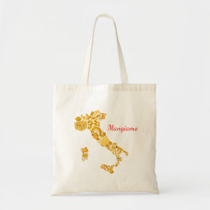 Tela Comamos - el bolso italiano de la lona de las