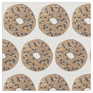 Tela Comida de desayuno Todo Poppy Sesame Seed Bagel