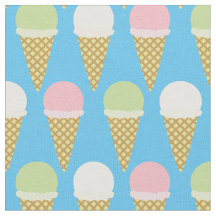 Tela Comida de Niños Helado Linda