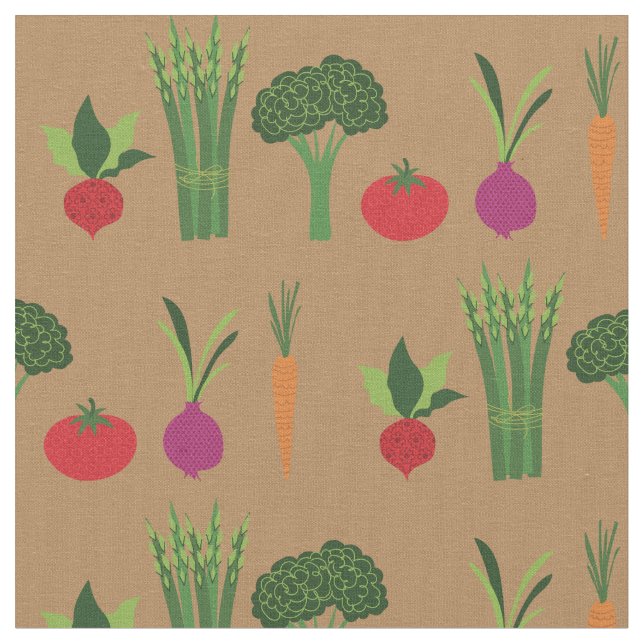 Tela Comida de verduras (De cerca)
