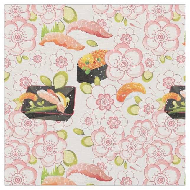 Tela Comida japonesa: Modelo 2 del sushi (De cerca)