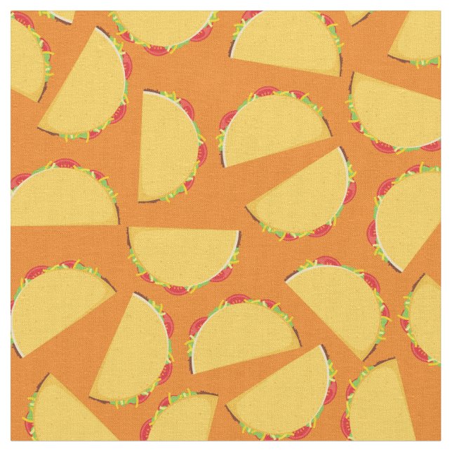 Tela Comida Taco Cute para niños (De cerca)