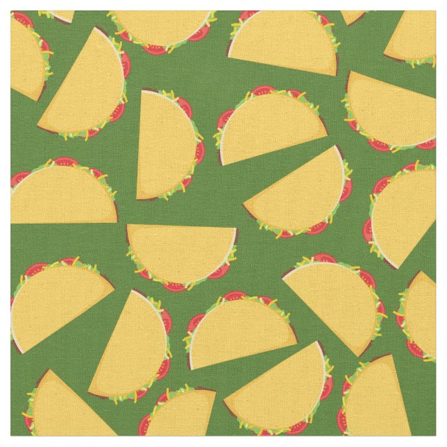 Tela Comida Taco Cute para niños (De cerca)