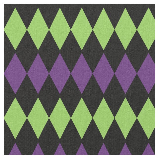 Tela Comodín del diamante en negro (De cerca)