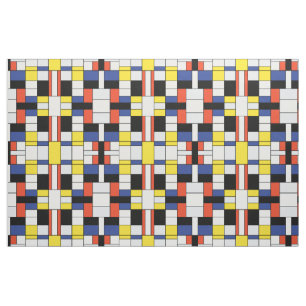 Tela Composición A de Piet Mondrian - Arte Moderno Abst