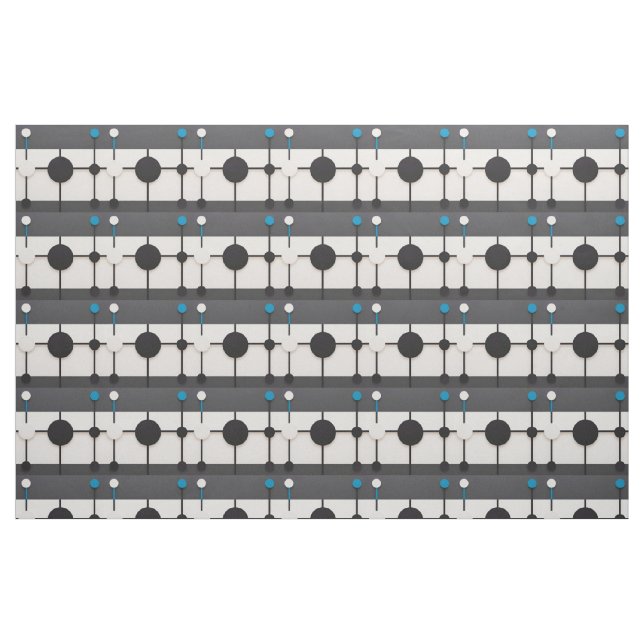 Tela Composición geométrica abstracta ("Cuarto gordo" (fat quarter))
